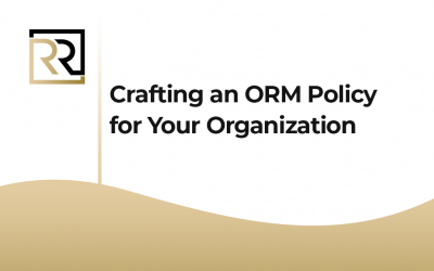 Crafting an ORM Policy for Your Organization